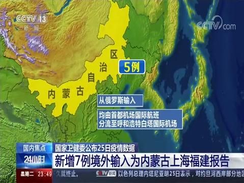 31省区市新增7例均为境外输入/31省区市新增7例均为境外输入9