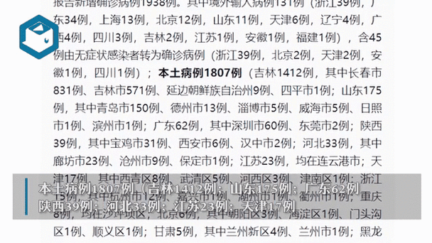 31省区市新增1例重症涉16省/31省区市新增确诊2