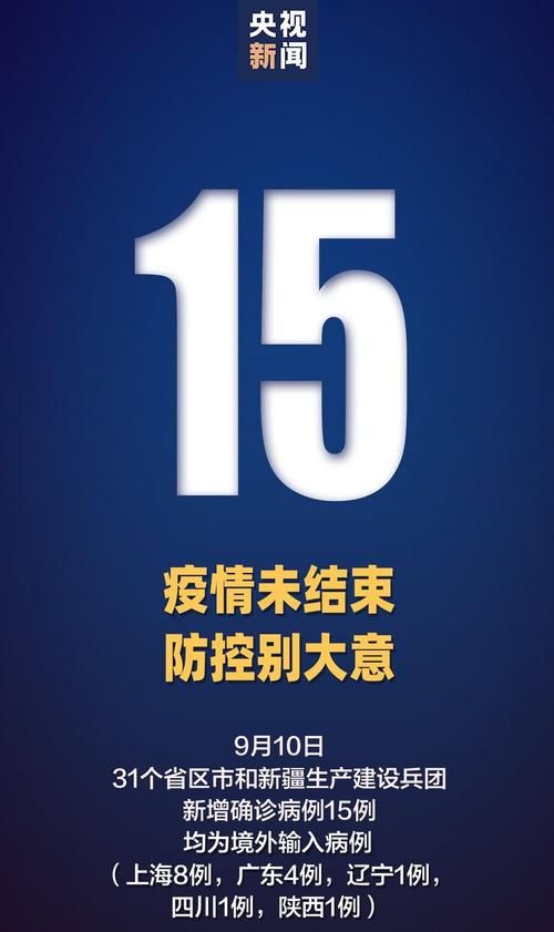 31省市新增确诊16例均为境外输入/31省份新增确诊病例15例 均为境外输入