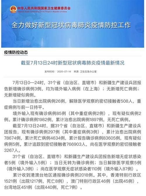 全球新增确诊3例均为境外输入/全球疫情新增确诊