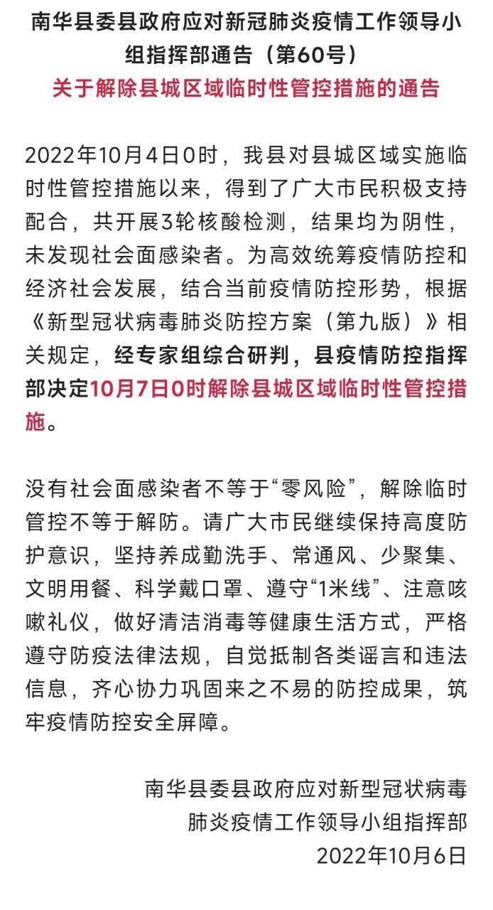 【楚雄管控区标准最新公布,楚雄疫情管控】