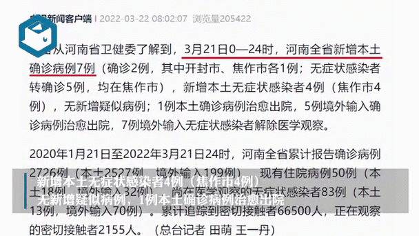 3地新增确诊7例均为境外输入:31省新增确诊7例均为境外输入
