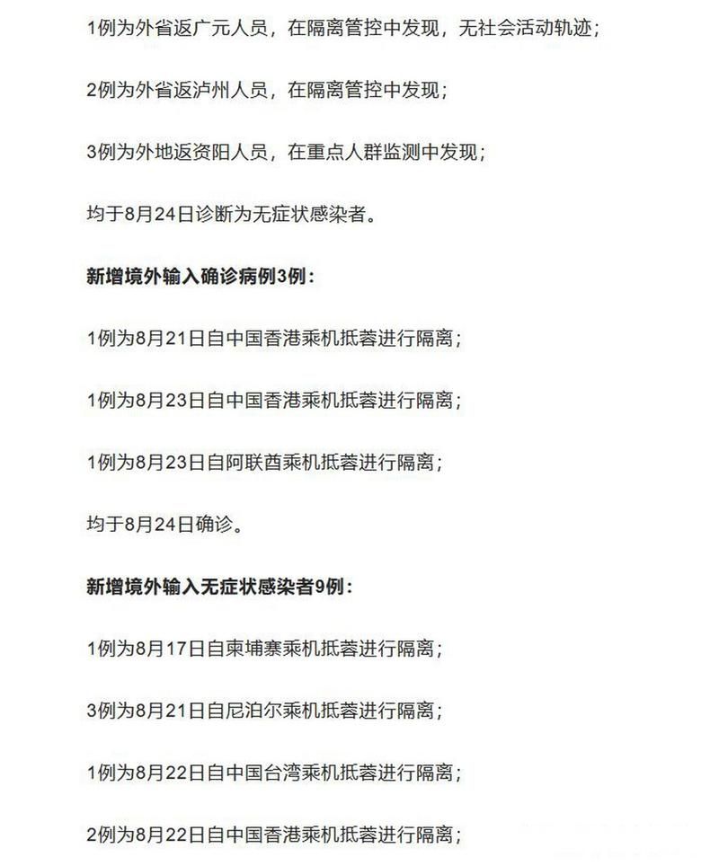 31个省份新增23例无症状感染者涉30省市_31省增20例确诊 无症状161例