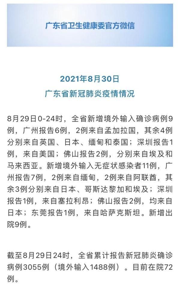 全国新增确诊10例均为境外输入/全国新增11例境外输入