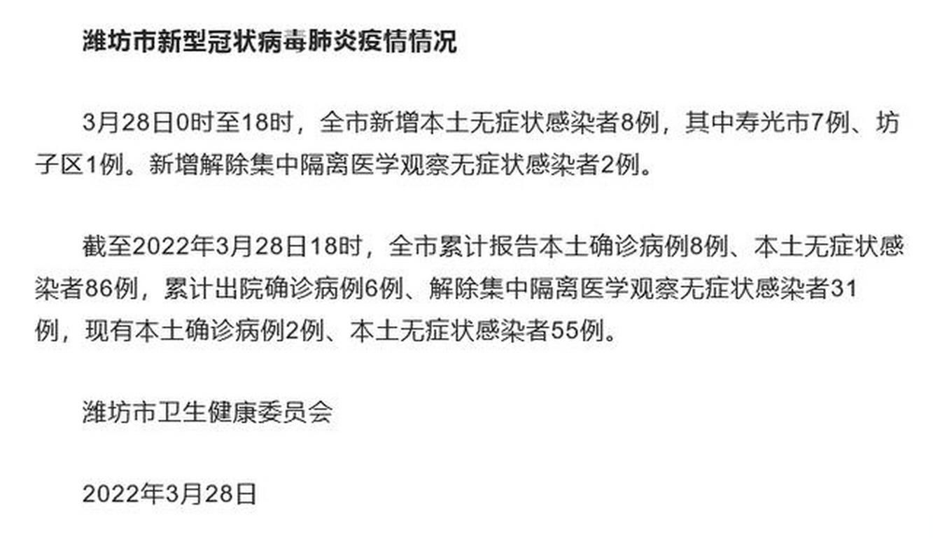 【山东省潍坊市首例无症状感染者来源公布,潍坊发现一例新型冠状肺炎】