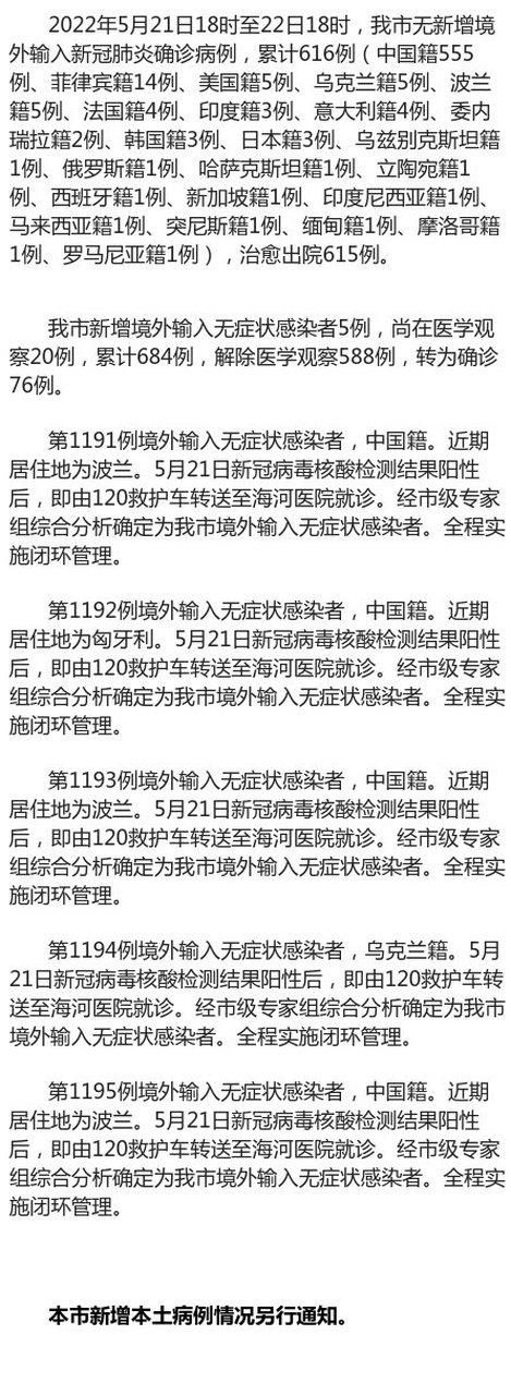 【2地新增22例境外输入及4例无症状_新增21例境外输入是哪的】