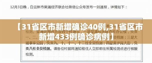 31省市新增阳性感染者19例_31省市新增确诊病例54例