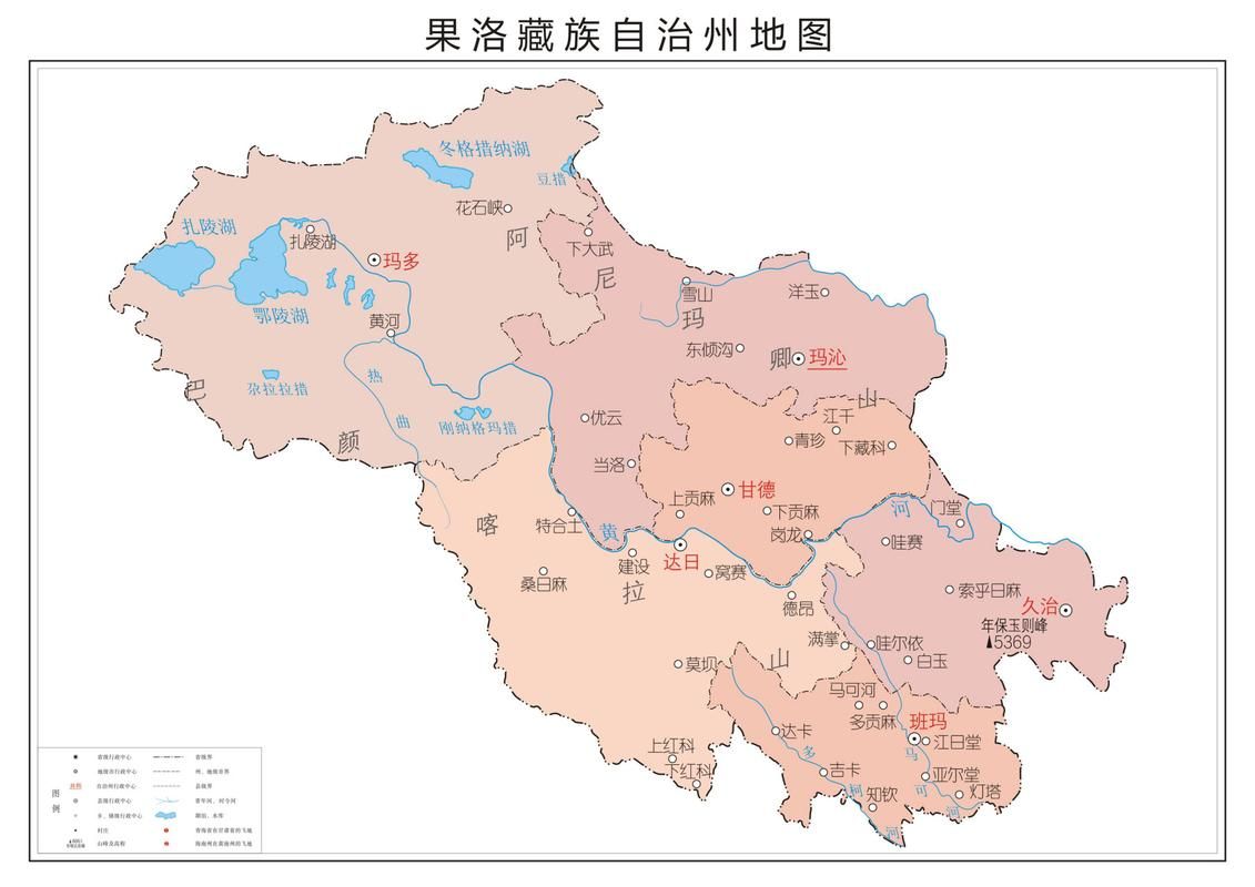 青海省果洛藏族自治州疫情风险地区划分/青海果洛县地图