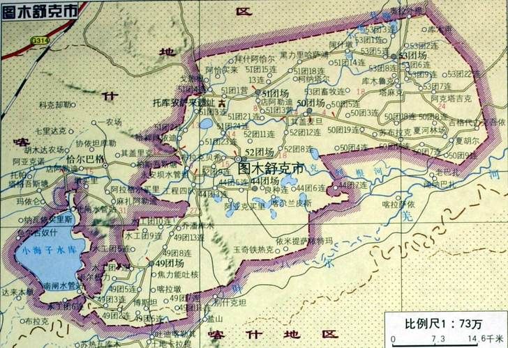 疫情防控中风险地区图木舒克市:图木舒克市行政区地图全图