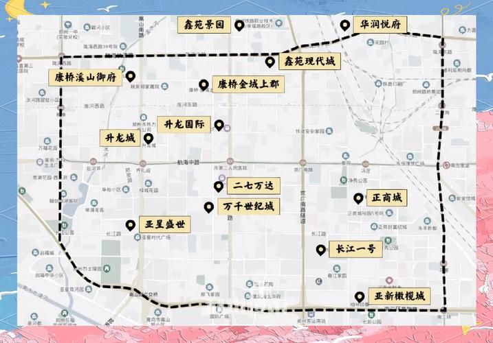  河南省郑州市二七区疫情最新实数据:河南郑州市二七区地图全图