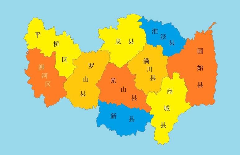 河南省信阳市浉河区地区有没有发现疫情:信阳浉河区行政区划图