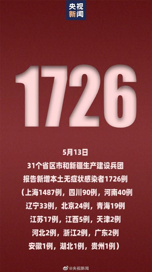 全国新增1例无症状感染者涉26省/31省份新增无症状感染者数量