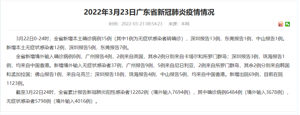 6地新增22例本土确诊涉14省_广东新增2例本土确诊 8例无症状
