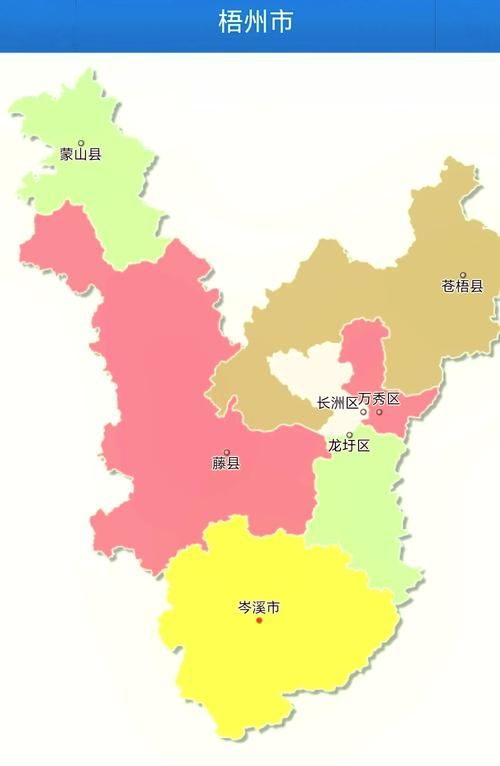 广西壮族自治区梧州市万秀区本土确诊已结束18地_广西梧州市万秀区地图