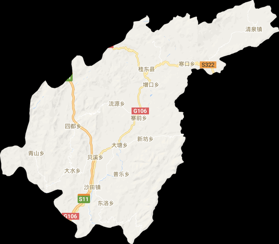 桂东县疫情分布图最新:桂东县高清地图